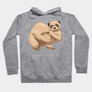 Ferret Musician Flute Music Hoodie